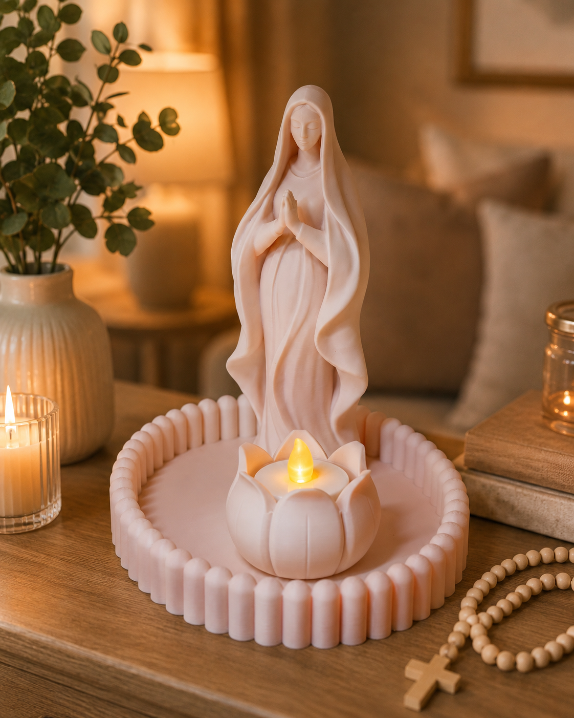 Our Lady of Grace Prayer Kit with LED Candle