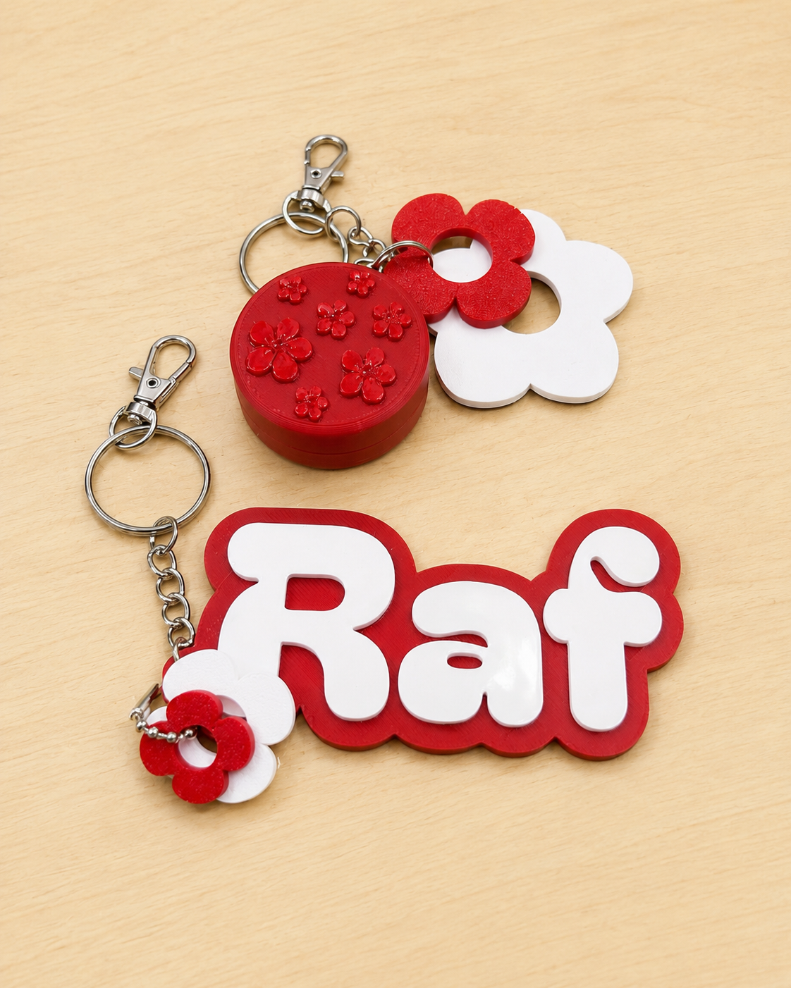 Athlete Jewelry Case & Personalized Name Tag Keychain