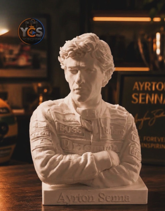 Ayrton Senna Legacy Bust Statue