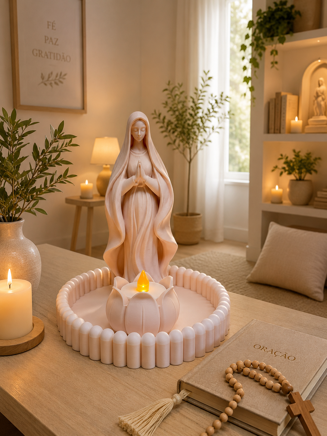 Our Lady of Grace Prayer Kit with LED Candle