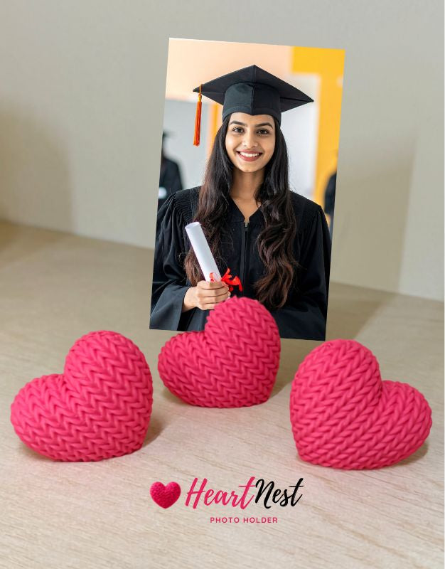 Heart Nest Photo Holder Set of 3