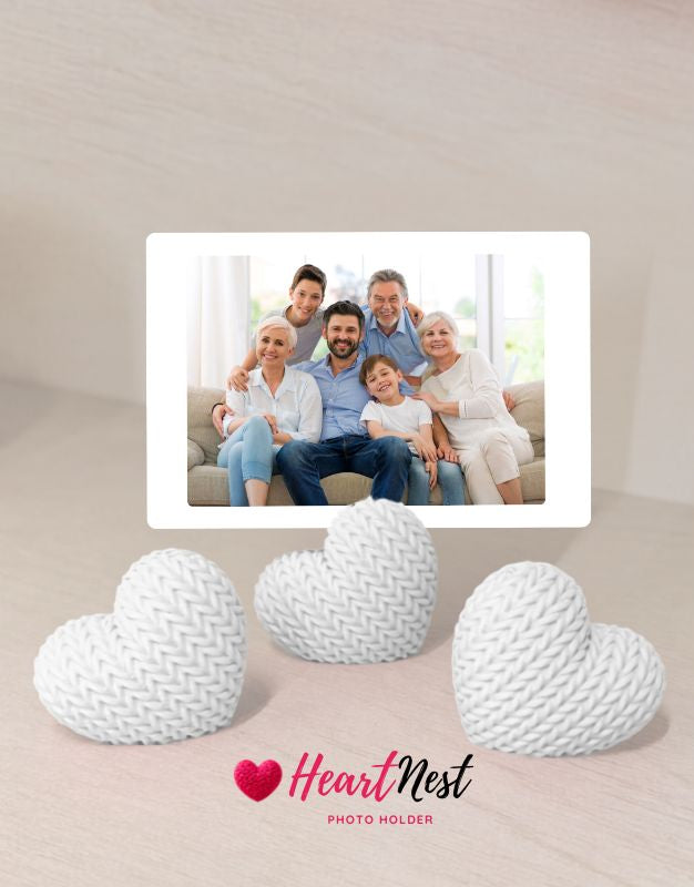 Heart Nest Photo Holder Set of 3