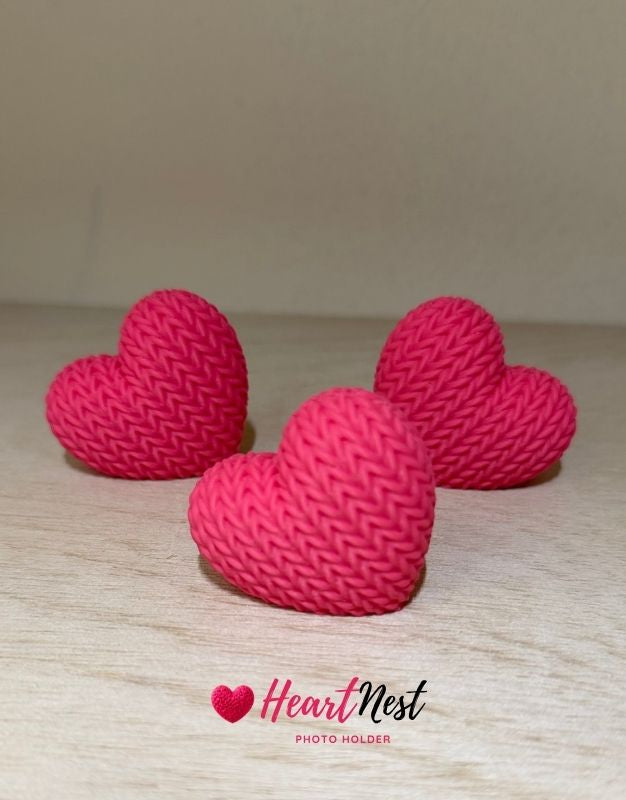 Heart Nest Photo Holder Set of 3