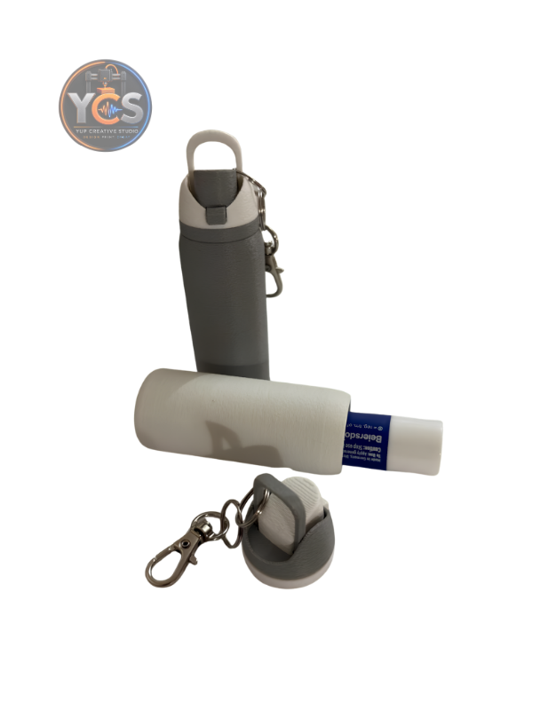 Lip Balm Holder Keychain