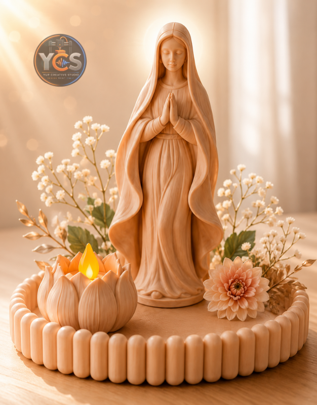 Our Lady of Grace Prayer Kit with LED Candle